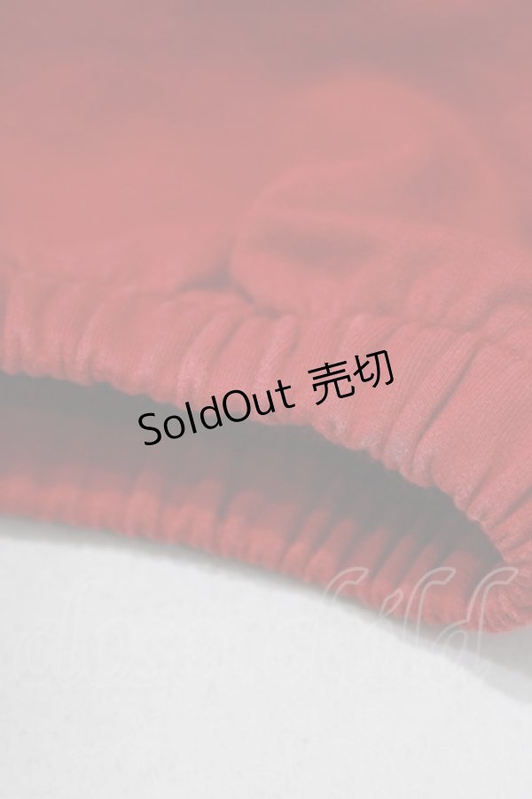 画像4: NieR Clothing / TWO-TONE SWEAT PANTS  黒×赤 H-25-01-21-1047-PU-PA-KB-ZH (4)