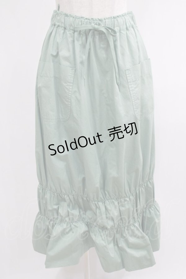 画像1: Jane Marple Dans Le Salon / Vintage satin bubble skirt  ミント H-25-01-21-1052-JM-SK-KB-ZH (1)