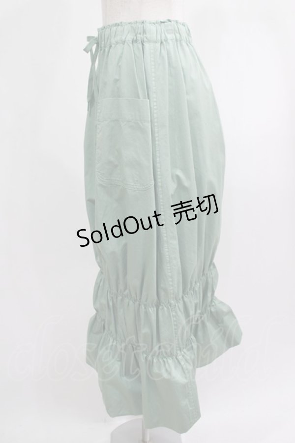 画像2: Jane Marple Dans Le Salon / Vintage satin bubble skirt  ミント H-25-01-21-1052-JM-SK-KB-ZH (2)