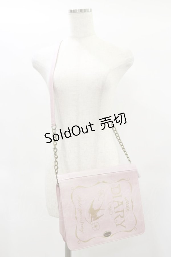 画像1: MILK / DIARY BAG  ピンク H-25-01-21-043-ML-BG-KB-ZH (1)