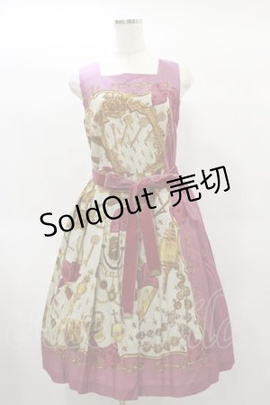 画像: Jane Marple / Stay goldのスクエアドレス  ピンク H-25-01-22-059-JM-OP-KB-ZH