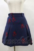 画像1: MILK / Rose Jacquardミニスカート  ネイビーベース H-25-01-22-023-ML-SK-KB-ZT411 (1)