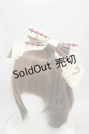 画像: Angelic Pretty / Victorian Letterカチューシャ  アイボリー H-25-01-23-030-AP-AC-NS-ZH