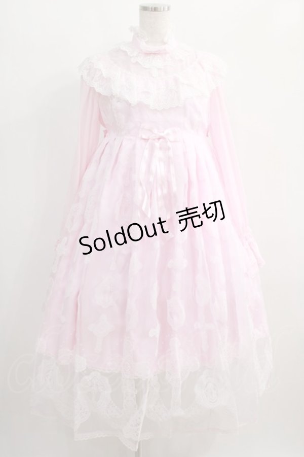 画像1: Angelic Pretty / Heavenly Crossワンピース Free ピンク H-25-01-24-001-AP-OP-NS-ZH (1)