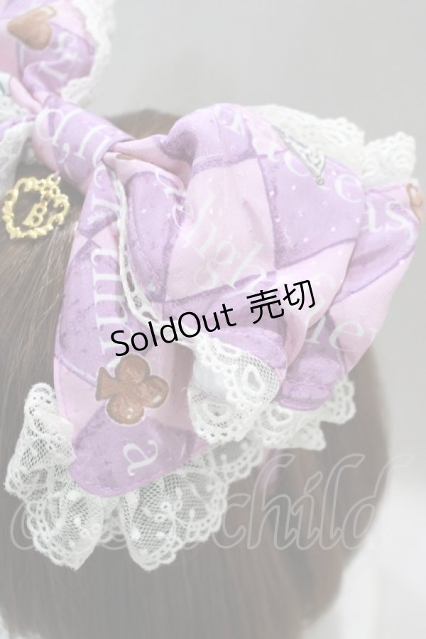 画像2: BABY,THE STARS SHINE BRIGHT / Alice in Wonderlandカチューシャ  パープル H-25-01-24-055-BA-AC-NS-ZH (2)