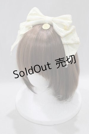 画像: BABY,THE STARS SHINE BRIGHT / シャーリーリボンカチューシャ  アイボリー H-25-01-24-056-BA-AC-NS-ZH