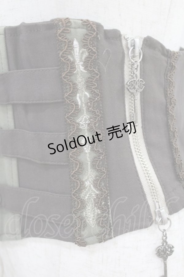 画像5: Rozen Kavalier / 2Wayベルト付コルセット  茶×カーキ H-25-01-24-1010-OO-ZA-KB-ZH (5)