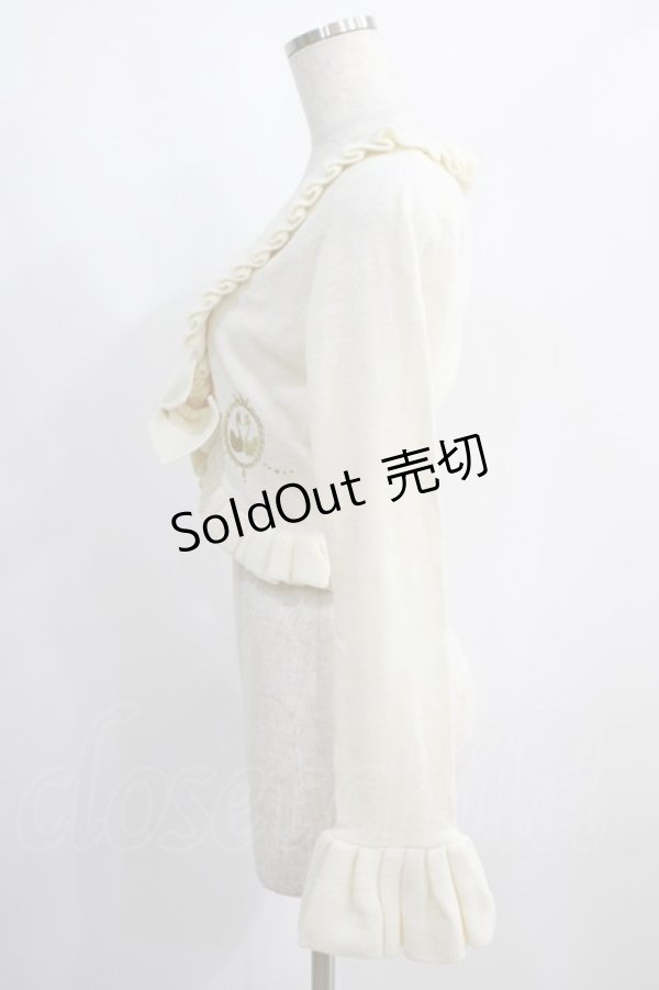 画像2: metamorphose / カメオ刺繍ボレロ Free オフ H-25-01-24-007-ME-TO-NS-ZH (2)