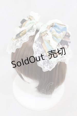 画像: BABY,THE STARS SHINE BRIGHT / Mon Chouchou Hermitage柄カチューシャ  ミント H-25-01-25-1006-BA-AC-NS-ZH
