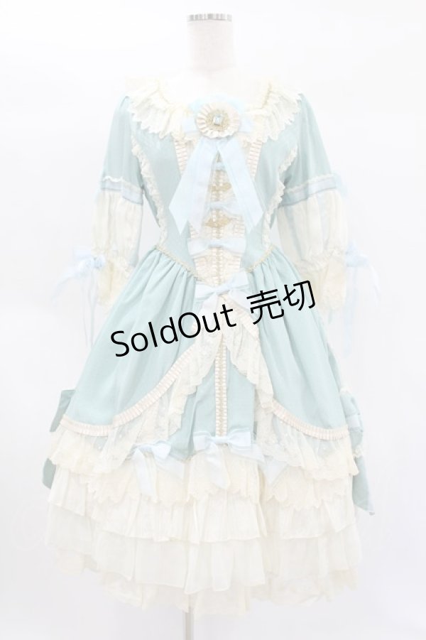 画像1: BABY,THE STARS SHINE BRIGHT / La robe vert clairワンピース Free ミント H-25-01-25-1053-BA-OP-NS-ZH (1)