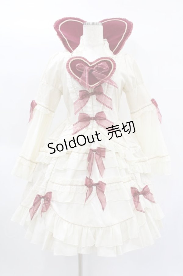 画像1: BABY,THE STARS SHINE BRIGHT / 薔薇咲く夜のHocus-Pocus Queenワンピース Free アイボリー H-25-01-25-1054-BA-OP-NS-ZH (1)