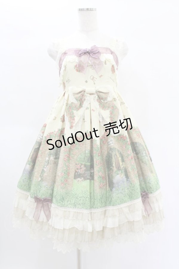 画像1: BABY,THE STARS SHINE BRIGHT / 秘密の花園 〜The rose has secret scent〜ジャンパースカート Free アイボリー H-25-01-25-1030-BA-OP-NS-ZH (1)
