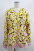 画像1: MILKBOY / BANANA BOYパーカー  ピンク H-25-01-26-040-MB-TO-KB-ZT391 (1)