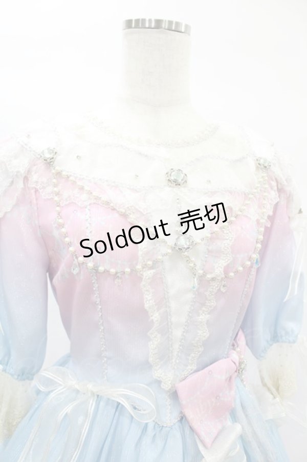 画像4: BABY,THE STARS SHINE BRIGHT / Le Palais d'Or et de Joie〜乙女たちは全ての輝きをまとって〜柄ワンピース Free ピンク H-25-01-26-1045-BA-OP-NS-ZH (4)