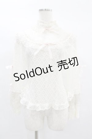 画像: BABY,THE STARS SHINE BRIGHT / Effeuiller la Margueriteレースブラウス Free アイボリー/ピンク H-25-01-26-1035-BA-BL-NS-ZH