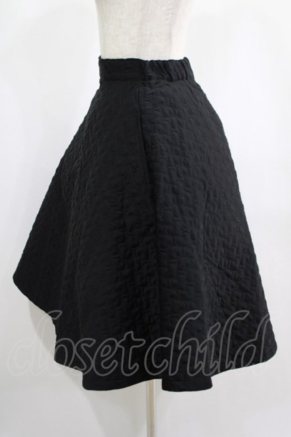 画像2: Candy Stripper / HEART QUILT SKIRT 1 黒 H-25-01-26-006-PU-SK-KB-ZT161 (2)