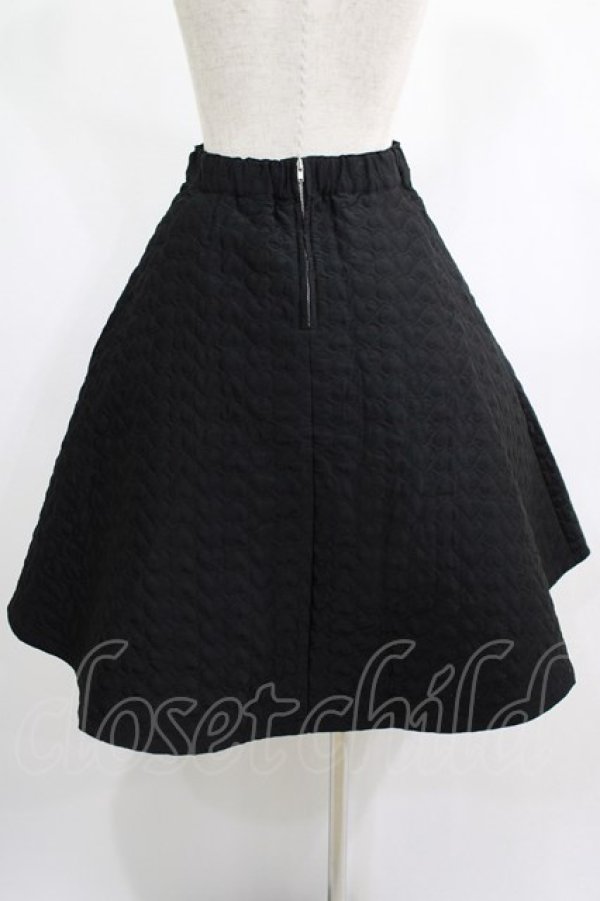 画像3: Candy Stripper / HEART QUILT SKIRT 1 黒 H-25-01-26-006-PU-SK-KB-ZT161 (3)