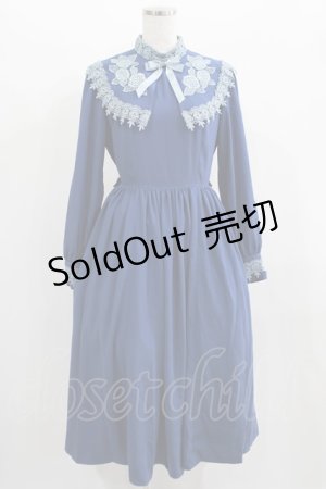 画像: Innocent World / コーデリアローズワンピース M ロイヤルブルー×ライトブルー/Royal Blue×Light blue H-25-01-27-017-IW-OP-NS-ZH