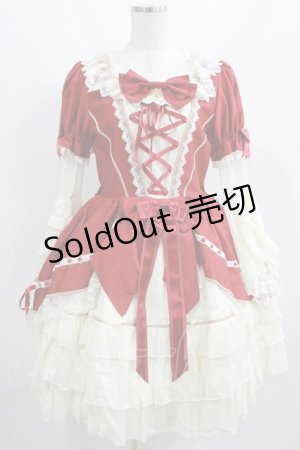 画像: BABY,THE STARS SHINE BRIGHT / りんご姫ワンピース Free エンジ H-25-01-28-001-BA-OP-NS-ZH