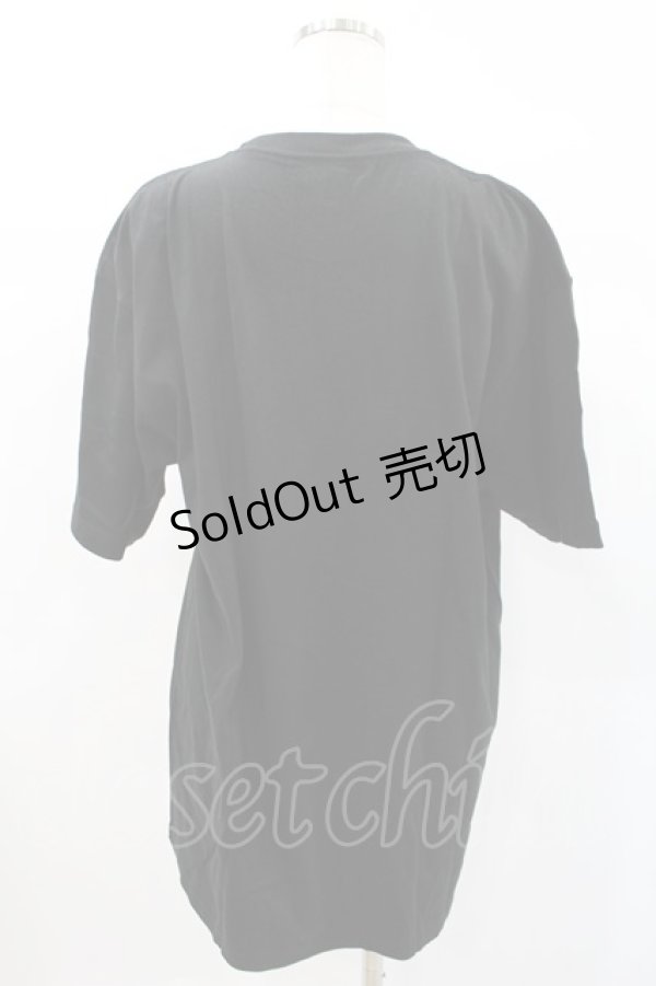 画像2: NieR Clothing / プリント半袖CUTSEW XL 黒 H-25-01-28-1008-PU-TO-KB-ZH (2)