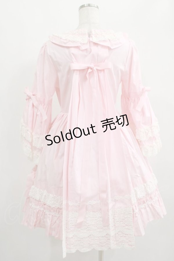 画像3: BABY,THE STARS SHINE BRIGHT / ローブ・ア・ラ・フランセーズ+ヘッドドレスセット M ピンク H-25-01-28-010-BA-OP-NS-ZH (3)