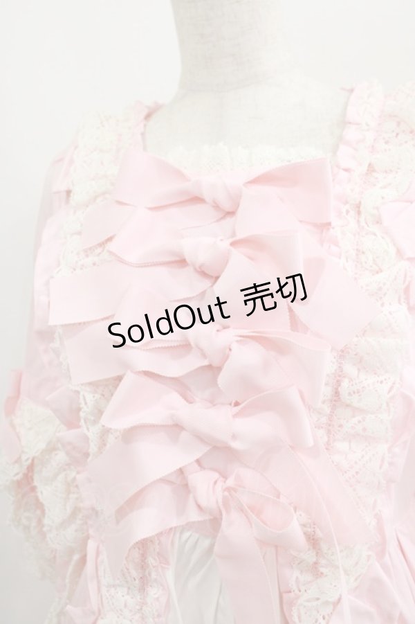 画像4: BABY,THE STARS SHINE BRIGHT / ローブ・ア・ラ・フランセーズ+ヘッドドレスセット M ピンク H-25-01-28-010-BA-OP-NS-ZH (4)