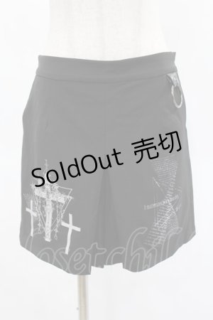 画像: SEX POT ReVeNGe / プリントショートパンツ L 黒 H-25-01-29-1029-SP-PA-KB-ZH