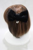 画像2: Angelic Pretty / Bell Heartバレッタ  ブラック H-25-01-29-054-AP-AC-NS-ZH (2)