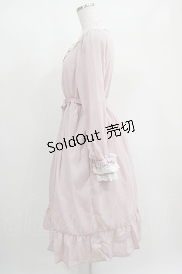 画像2: Tulle / 青木美沙子×tulleコラボルームウェアワンピース Free ピンク H-25-01-29-014-PU-OP-NS-ZH (2)