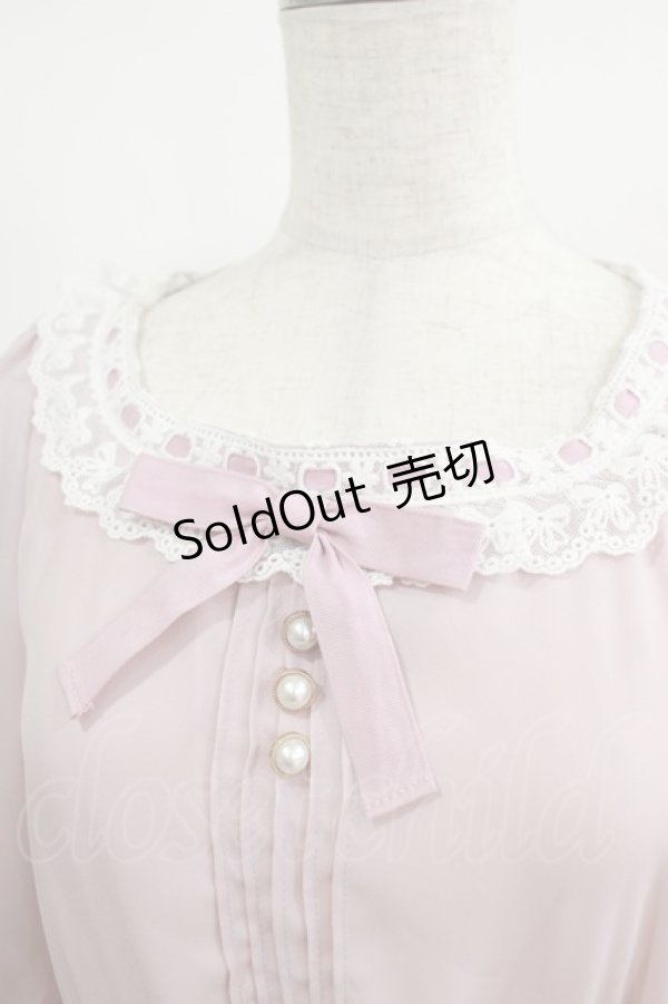 画像4: Tulle / 青木美沙子×tulleコラボルームウェアワンピース Free ピンク H-25-01-29-014-PU-OP-NS-ZH (4)