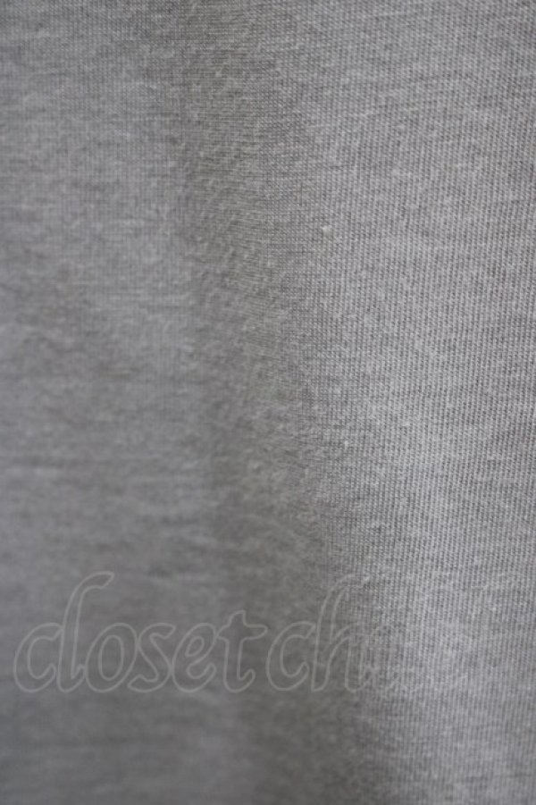 画像4: Jane Marple / ハイネック半袖カットソー M グレー H-25-01-30-034-JM-TO-KB-ZH (4)