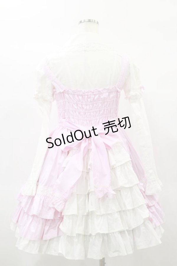 画像2: Angelic Pretty / 夢見る女の子ジャンパースカートセット Free ピンク H-25-02-01-075-AP-OP-NS-ZH (2)