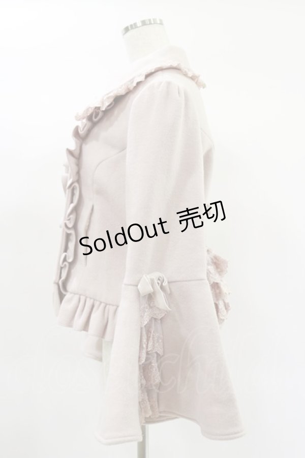 画像3: ATELIER PIERROT / Alettaショートコート 1 ピンク H-25-02-02-055-EL-CO-KB-ZH (3)