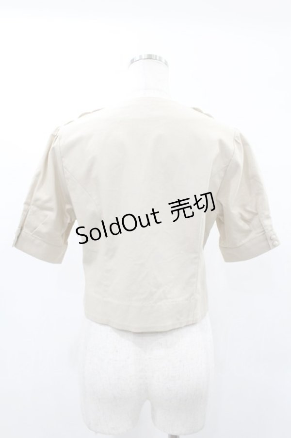 画像2: an another angelus / ハンカチ刺繍開衿ジャケット Free L/BEIGE H-25-02-02-1063-CA-JA-NS-ZH (2)