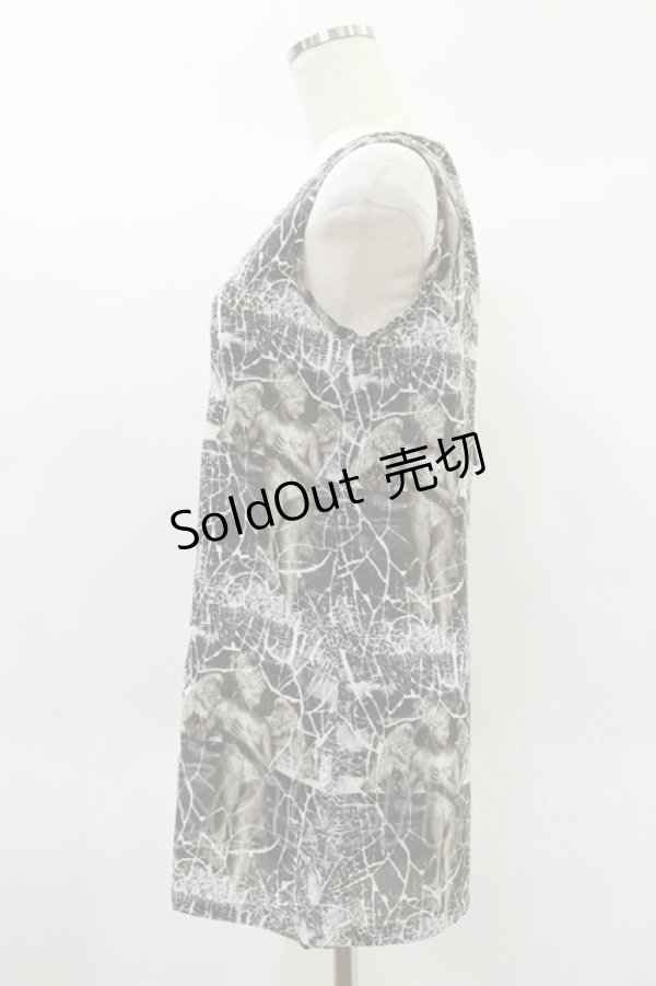 画像3: Jean Paul GAULTIER / エンジェルクラックロングトップス 40 黒 H-25-02-02-010-GO-TO-KB-ZT083 (3)