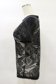 画像3: Jean Paul GAULTIER / オパール加工シアートップス 40 ブラック H-25-02-02-012-GO-TO-KB-ZH (3)