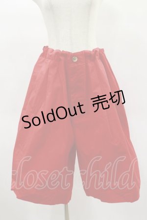 画像: yaponskii / ハーフパンツ F 赤 H-25-02-02-031-PU-PA-KB-ZH