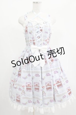 画像: metamorphose / Disney Alice in Wonderlandジャンパースカートセット サイズ1 サックス H-25-02-03-005-ME-OP-NS-ZH