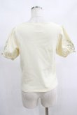 画像3: F&A / スズラン刺繍パフT Free IVORY H-25-02-03-054-LO-TO-NS-ZH (3)