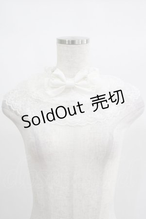 画像: metamorphose / ラッセルレース付け衿  オフ H-25-02-03-063-ME-ZA-NS-ZH