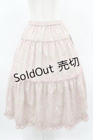 画像: m petit by misako / NINA'Sコラボスカート L ピンク/アイボリー　リバーシブル H-25-02-04-1035-LO-SK-NS-ZH