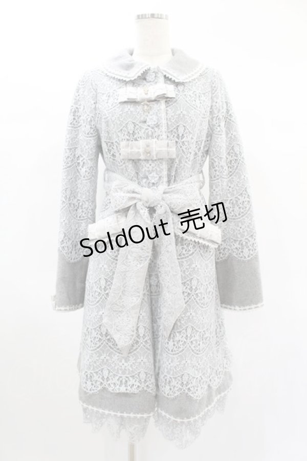 画像1: BABY,THE STARS SHINE BRIGHT / Lady Beatriceロングコート Free グレー/グレーサックス H-25-02-04-1021-BA-CO-NS-ZH (1)