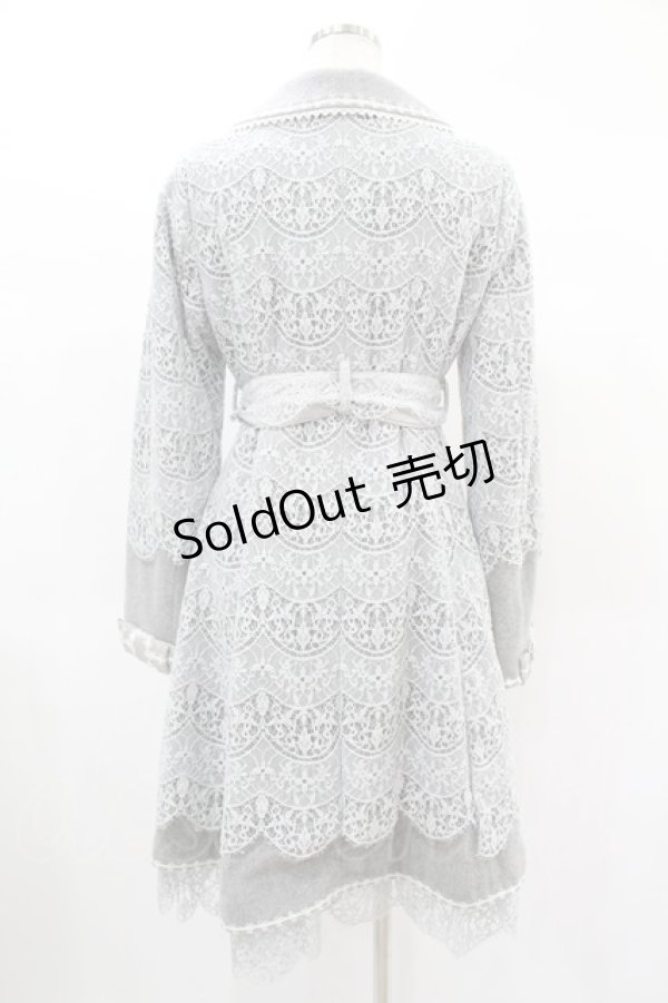 画像2: BABY,THE STARS SHINE BRIGHT / Lady Beatriceロングコート Free グレー/グレーサックス H-25-02-04-1021-BA-CO-NS-ZH (2)