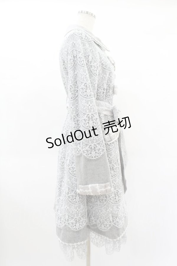 画像3: BABY,THE STARS SHINE BRIGHT / Lady Beatriceロングコート Free グレー/グレーサックス H-25-02-04-1021-BA-CO-NS-ZH (3)