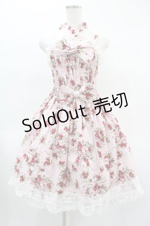 画像: BABY,THE STARS SHINE BRIGHT / シュガーブーケ柄シャーリングプリンセスジャンパースカート Free ピンク H-25-02-04-1028-BA-OP-NS-ZH