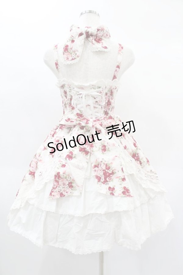 画像2: BABY,THE STARS SHINE BRIGHT / シュガーブーケ柄シャーリングプリンセスジャンパースカート Free オフ H-25-02-04-1029-BA-OP-NS-ZH (2)