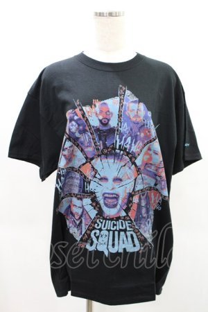 画像: MILKBOY / SUICIDE SQUAD LOGO TEE L ブラック H-25-02-05-1017-MB-TO-KB-ZH