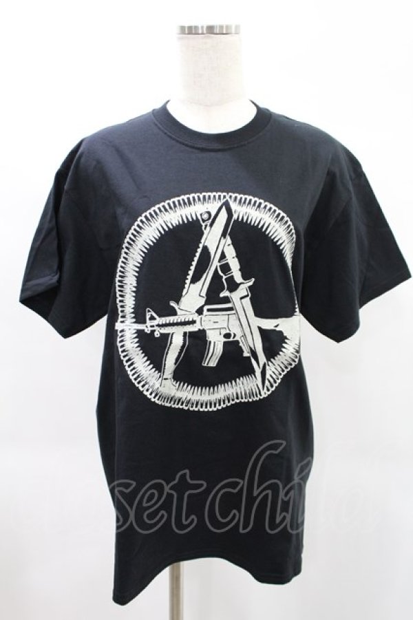 画像1: MILKBOY / ANRCHY GUN TEE  ブラック H-25-02-05-1018-MB-TO-KB-ZH (1)
