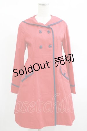 画像: Nile Perch / セーラースプリングコート Free レッド H-25-02-06-026-LO-CO-NS-ZH