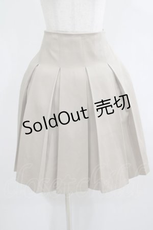 画像: Fi.n.t / ボックスプリーツスカート Free LIGHT BEIGE H-25-02-06-031-CA-SK-NS-ZH